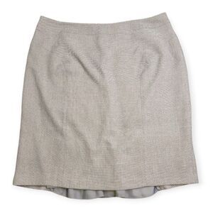 Isabella Grey Square Print Back Ruffle Midi Skirt Business Suit Women's Size 22W